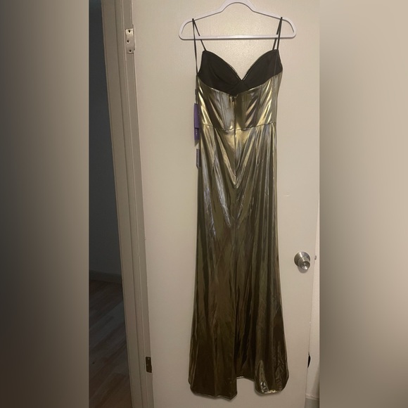 Corset Bodice Strapless Prom Gown NWT - Picture 6 of 12